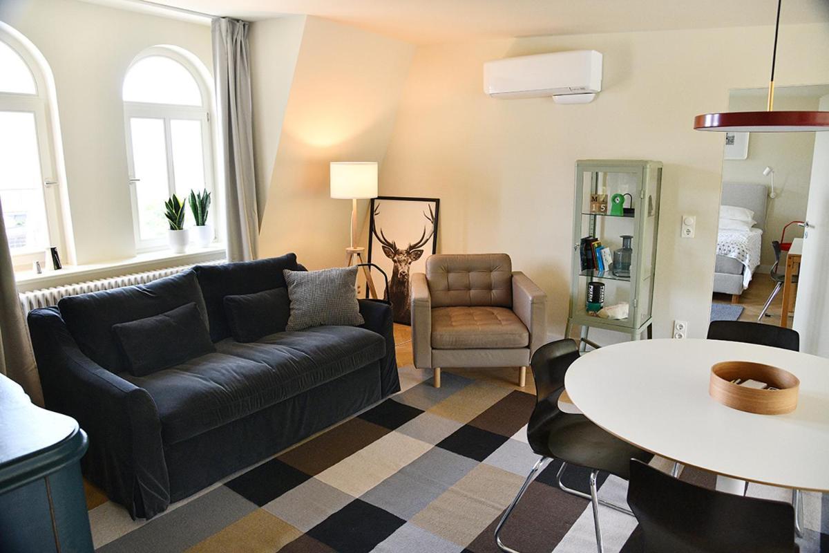 Jethon Exklusives City-Appartement Bernburg Bagian luar foto