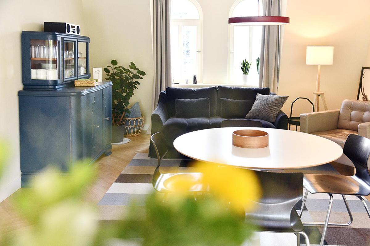 Jethon Exklusives City-Appartement Bernburg Bagian luar foto